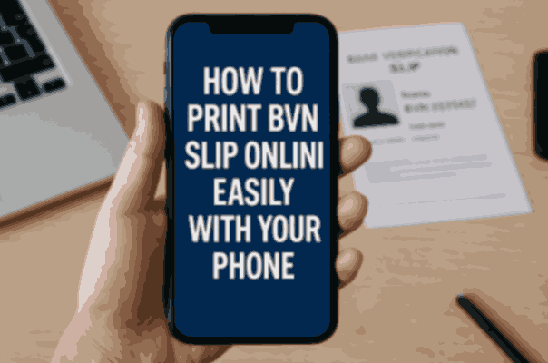 How to Print BVN Slip Online