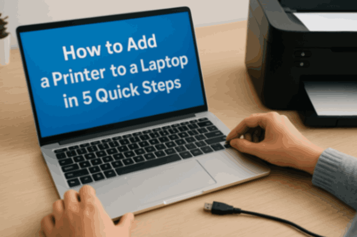 add a printer to a laptop